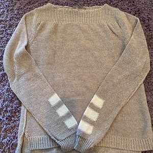 360 Sweater Gray Knit Sweater
